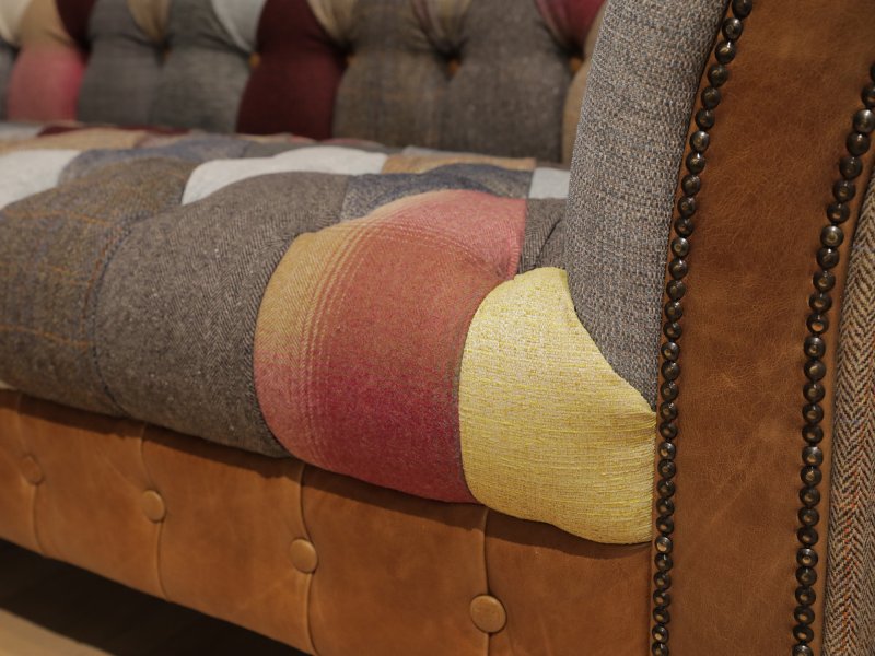 Small patchwork sofa discount