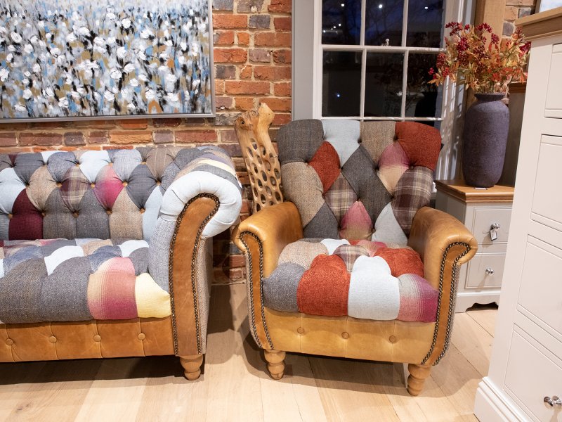 Patchwork sofas clearance and chairs