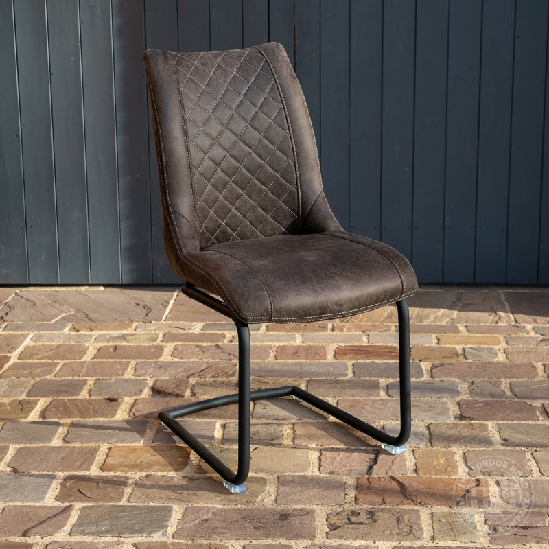 London Road Dining Chair - Grey