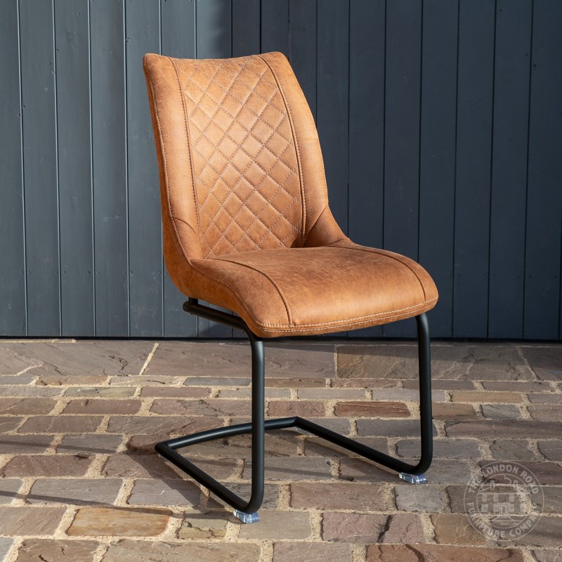 London Road Dining Chair - Tan