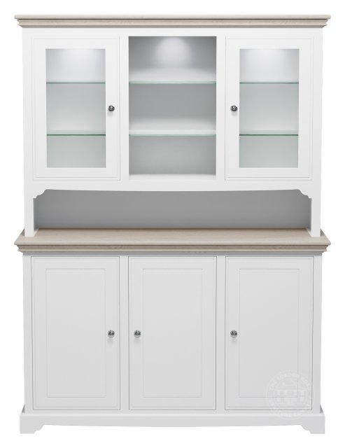 Willow Medium Dresser with Glazed Doors &amp; Shelves