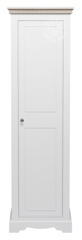 London Road Willow 1 Door Narrow Full Hanging Wardrobe