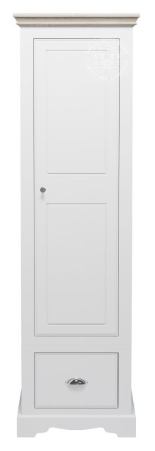 Willow 1 Door Narrow Wardrobe with 1 Drawer