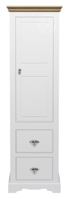 Willow 1 Door Narrow Wardrobe with 2 Drawers