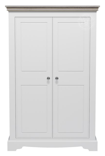 Willow LOW 2 Door Narrow Full Hanging Wardrobe