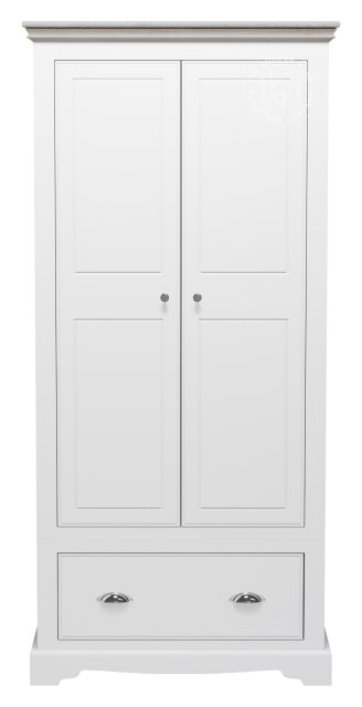 Willow 2 Door Narrow Wardrobe with 1 Drawer