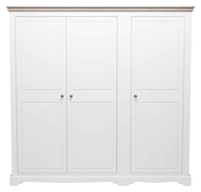 Willow 3 Door Wide Wardrobe (Optional Drawers)