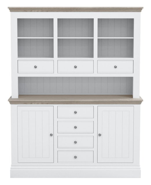 Atlantic Medium Dresser with Open Shelves &amp; Drawers