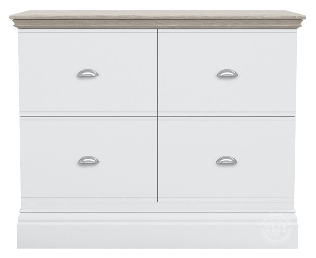 Atlantic 4 Drawer Wide Filing Cabinet