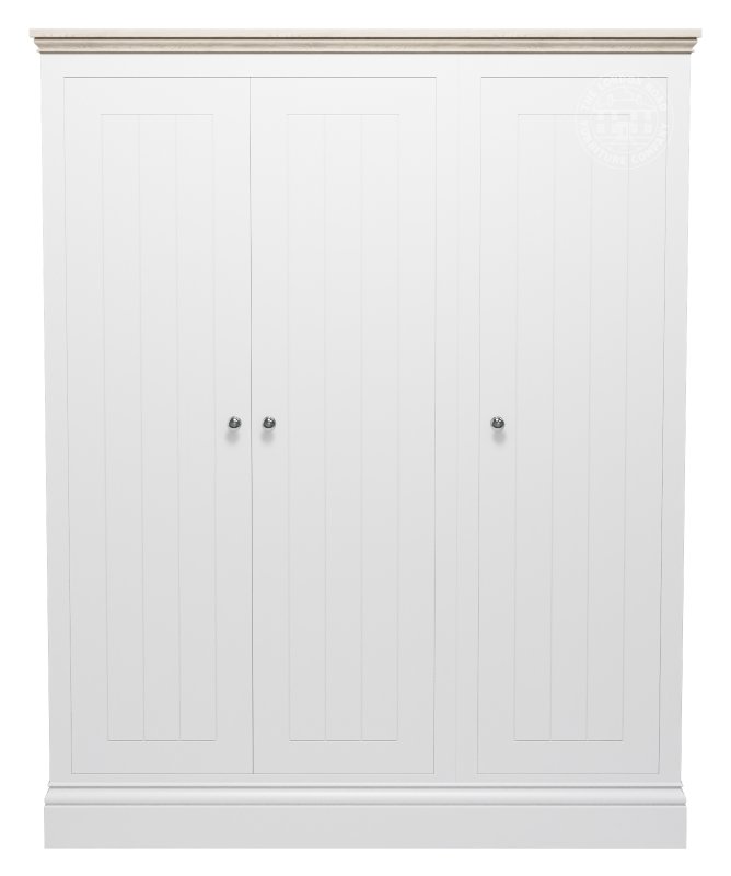 London Road Atlantic 3 Door Narrow Wardrobe