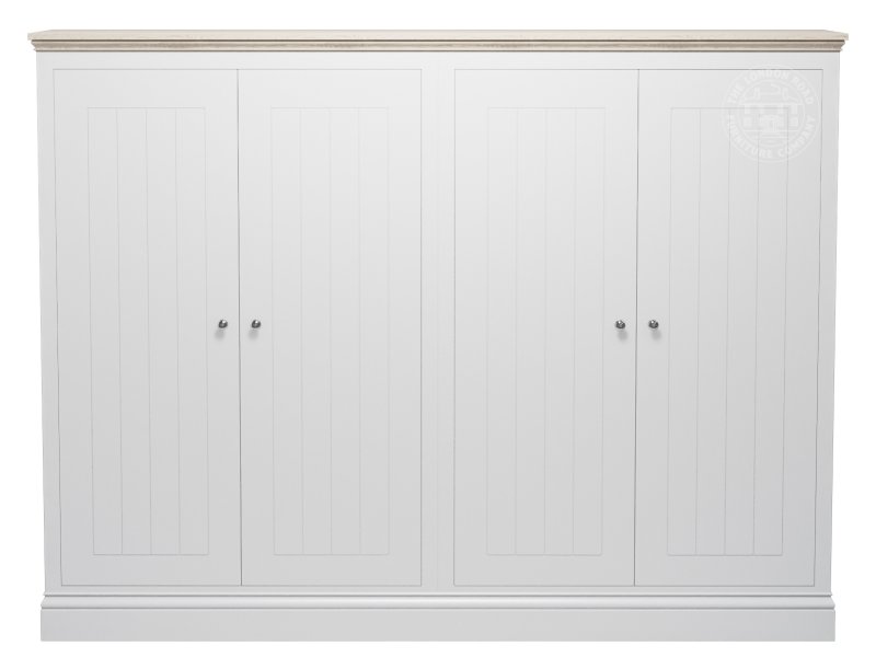 London Road Atlantic 4 Door Wide Wardrobe