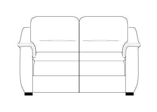 Avola Loveseat 2 Recliners