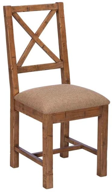 Nova Upholstered X Back Dining Chair