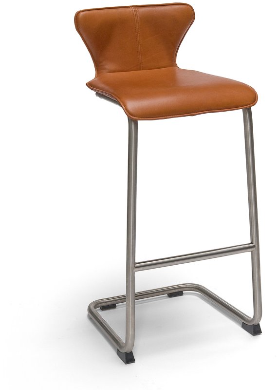 Brees New World Luna Bar Stool With Metal Legs