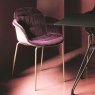 Bontempi Mood Covered Dining Chair with Arms