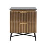 Ironville 2 Drawer Bedside Table
