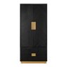 Blackbone Gold 2 Door 2 Drawer Linen Cupboard