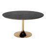 Blackbone Gold ?140cm Round Dining Table