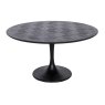 Blax Black ?140cm Round Dining Table