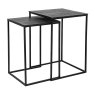 Jaysen Black Set of 2 Square Coffee Tables