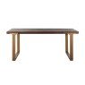 Cromford Mill Brushed Gold Dining Table