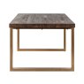 Cromford Mill Brushed Gold Dining Table