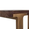 Cromford Mill Brushed Gold Dining Table