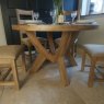 Reims Oak Circular Dining Table