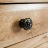 London Road Reims Large Glazed Oak Dresser