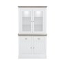 London Road Atlantic Small Dresser with Full Glazed Doors & Shelves