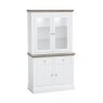London Road Atlantic Small Dresser with Full Glazed Doors & Shelves