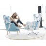 Fama Kylian Chair with Wooden Legs