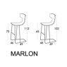 Fama Fama Marlon Bar Stool