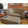 2.5 Seater Chesterfield Sofa & Footstool