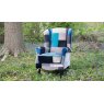 London Road Sofas Butterfly Patchwork Armchair - Grey