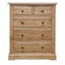 Reims 3 + 2 Oak Chest