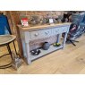 Painted console table