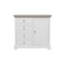 Willow 1 Door 4 Drawer Small Sideboard