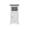 Willow Narrow 1 Door Open Shelf Bedside