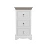 London Road Willow 3 Drawer Bedside