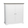 Willow LOW 2 Door Wide Full Hanging Wardrobe