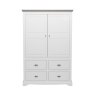 Willow 2 Door Large Wardrobe with 4 Drawers