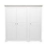 Willow 3 Door Wide Wardrobe (Optional Drawers)