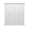 Willow 4 Door Narrow Wardrobe (Optional Drawers)