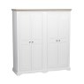 Willow 4 Door Narrow Wardrobe (Optional Drawers)