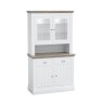 Atlantic Small Dresser with Glazed Doors &amp; Shelves