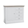 London Road Atlantic Small 1 Door 4 Drawer Sideboard