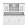 Atlantic Large Dresser with Glazed Doors &amp; Shelves