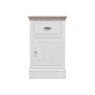 London Road Atlantic 1 Door 1 Drawer Bedside