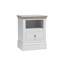 London Road Atlantic 1 Drawer Open Shelf Bedside